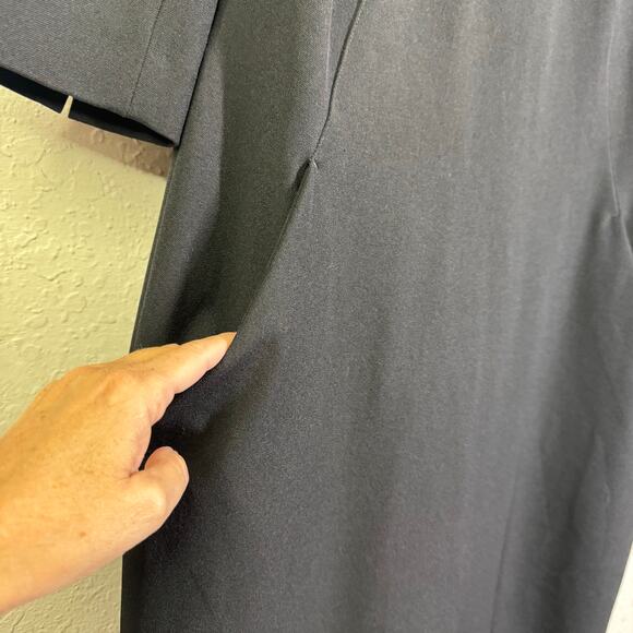 MM. LaFleur Dress 12 Etsuko Sheath Tailored Fit Hidden Zipper Small Sleeve Slit - Picture 10 of 16